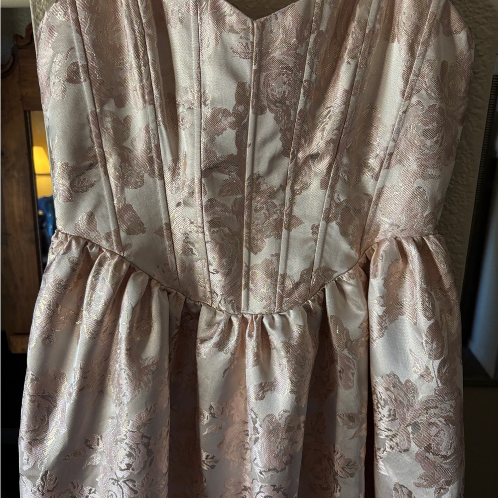 If By Sea Sleeveless Floral Jaquard Maxi Dress - Picture 5 of 13